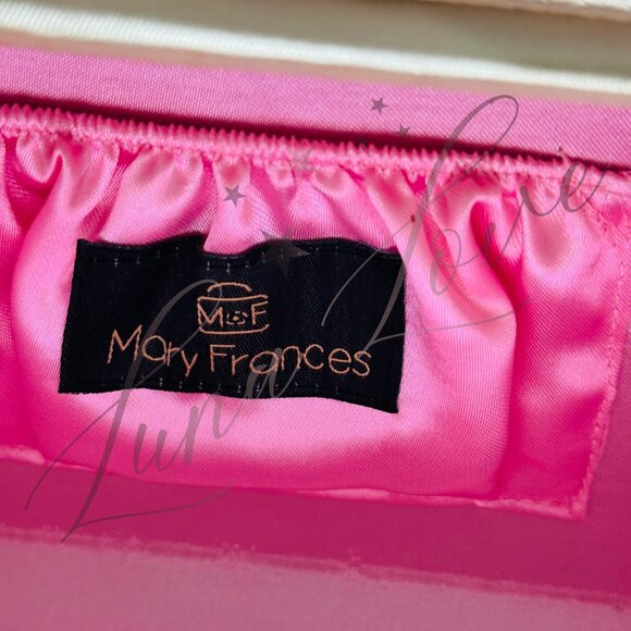 MARY FRANCES Garden Buzz Honeycomb & Winged Creatures Beaded Shoulder Bag NWT - Picture 9 of 9